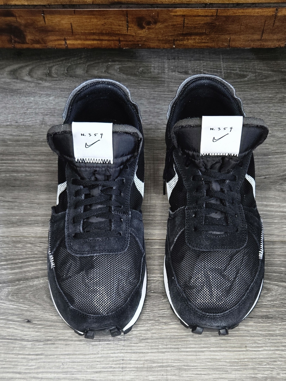 Nike Daybreak Type N.354 Black White Men Size 12 Extra Wide CJ1156-003